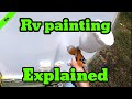 Rv painting explained #diy repair # paint repair