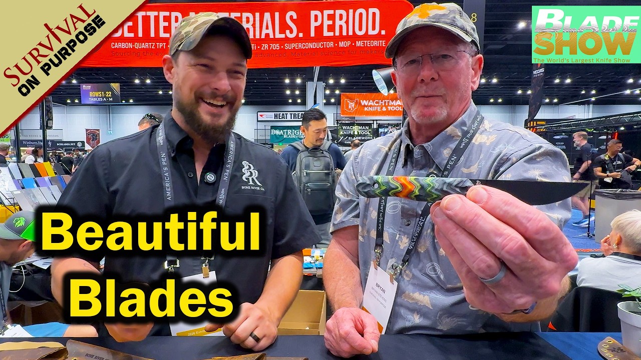 Bone River Co. Knives Beautiful and Redneck Sharp! - Blade Show 2026