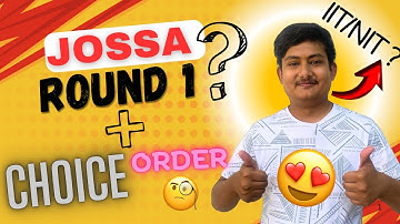 JoSAA Round 1 Result 😱 IIT or NIT? + ( My preference order ) 🔥