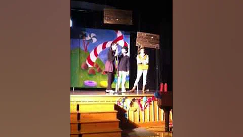 Julia in the 8th grade play