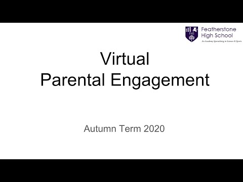 Parental Engagement Autumn 2020