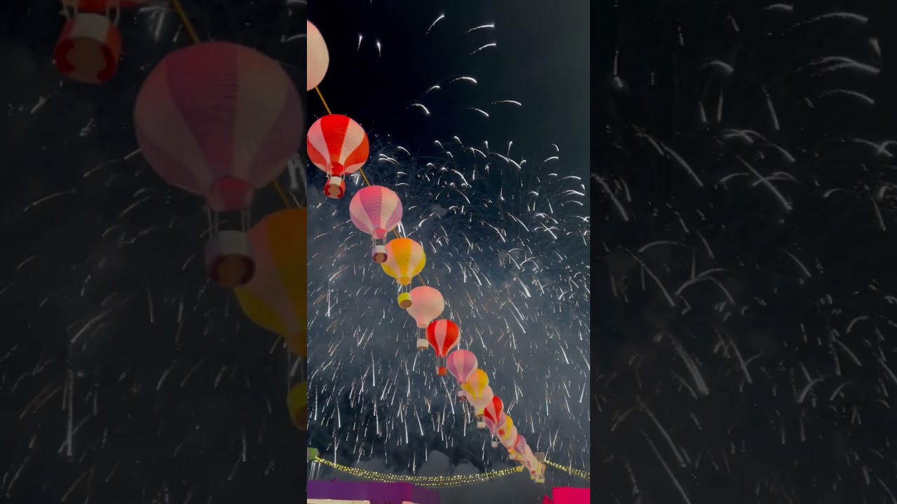 Fireworks and light show at Jeddah Corniche 2023 Farmula 1