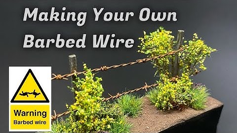 Easy DIY barbed wire