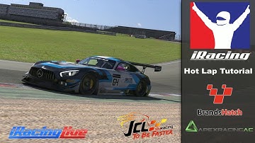 Apex Racing Academy - Basic Hot Lap Tutorial - Brands Hatch - Mercedes AMG GT3