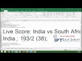 How can Get Live Cricket Score in Excel Sheet - YouTube