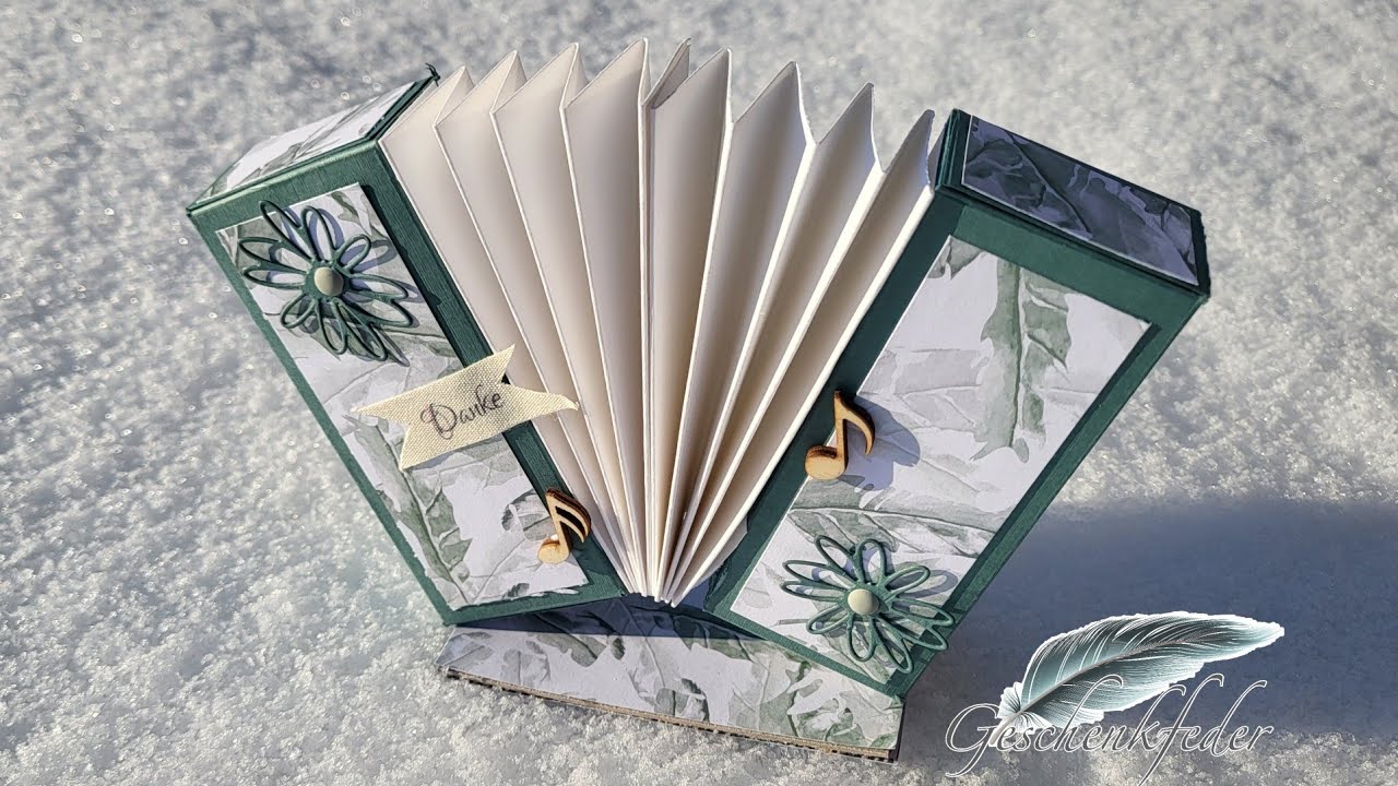 Akkordeon Verpackung unter freiem Himmel | Anleitung unter 1400. DIY-Kreativ-Idee