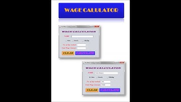 Informatics Practices class 11&12th CBSE – Netbeans-java- Coding for wage calculator application