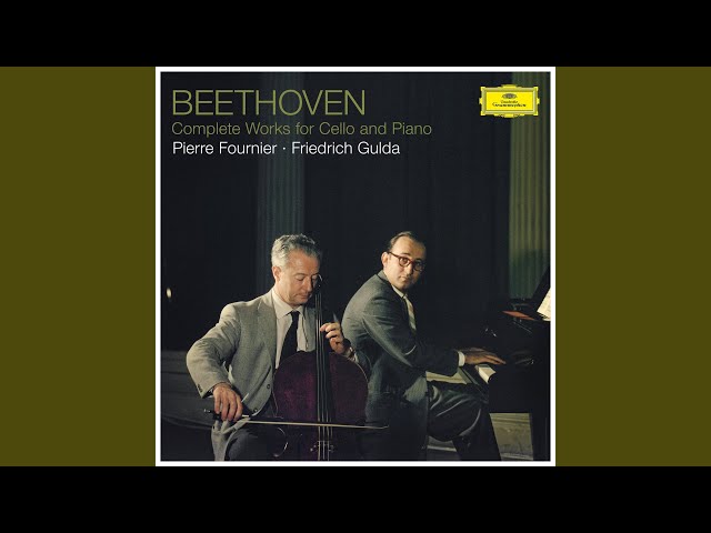 Beethoven - Sonate pour vcelle & piano n°4: 2nd mvt : Pierre Fournier / Friedrich Gulda