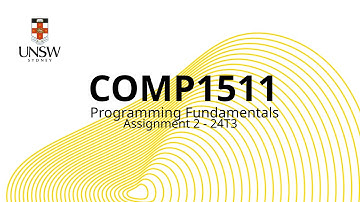 COMP1511 Assignment 2 Livestream