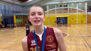 2024 WABA U15 Final-Four MVP: Sofia Zuccon (Reyer Venezia Mestre)