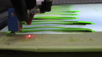 CNC Laser Cutting PLEXIGLAS with Application Tape On to Make Trophies for Porsche Club Parade 2018