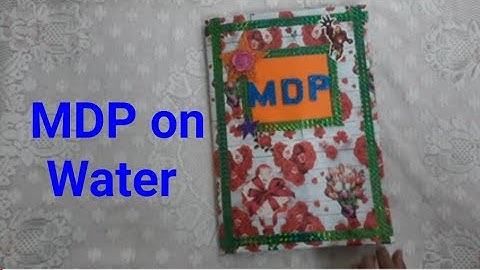MDP on Water for class 3rd(English, Hindi, Maths & EVS)