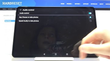 How to Turn On Camera Audio Control in HUAWEI MatePad Pro – Voice Control