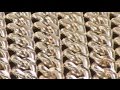 Embellishing Curb Chain With Facets - Using Cutting Diamonds