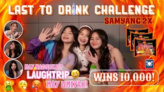 LAST TO DRINK CHALLENGE WINS 10,000! 💸 | ANG LAUGHTRIP HAHAHA | Yumi Garcia