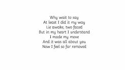 My Way - Calvin Harris (Lyrics)