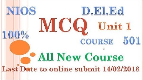 NEW Course Block 501 Unit 1  MCQ All Correct Answers.