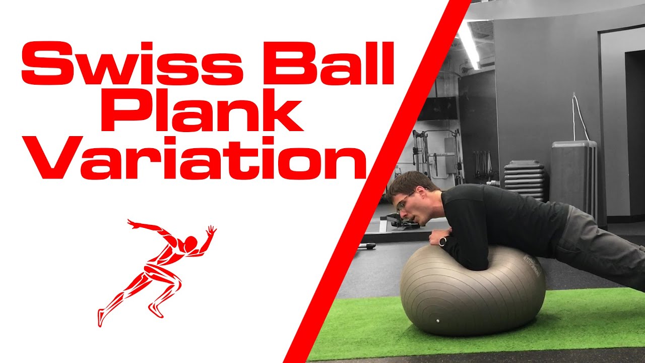 Swiss Ball Plank Variation YouTube