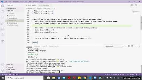 A simple hot fix git workflow