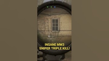 INSANE MW3 SNIPER TRIPLE KILL #MW3 #COD #CALL OF DUTY