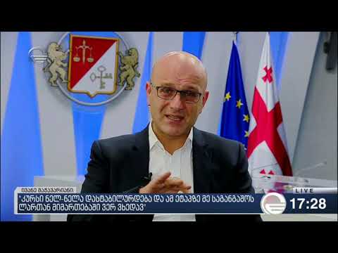 ივანე მაჭავარიანი სტუმრად ქრონიკის პირდაპირ ეთერში