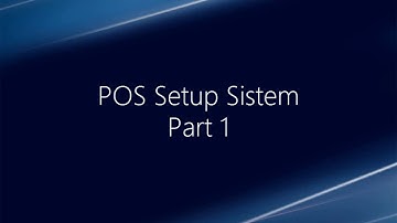 9612 POSX Setup Sistem Part 1