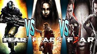 Fear 1 Vs Fear 2 Project Origin Vs Fear 3 Comparison