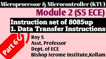 Module 2 | Part 6 |MICROPROCESSOR & MICROCONTROLLER S5 ECE |KTU