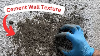 Match Cement Wall Texture | How to Make Concrete Texture for House Exterior #diy #cement #concrete