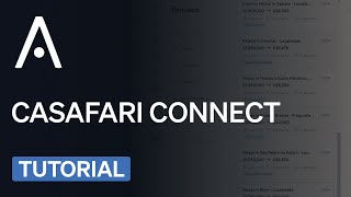 Tutorial - CASAFARI Connect 2.0 | CASAFARI IT