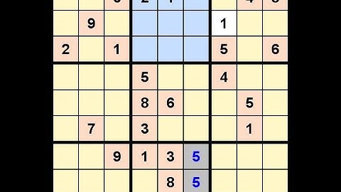 How to Solve Los Angeles Times Sudoku Expert May 18, 2022