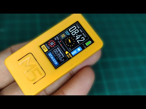 How to Install a Cool Clock Widget with Brightness Control on M5StickC Plus2 (ESP32)