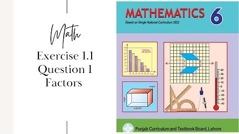Class 6 Math new book  Exercise 1.1 Question 1 solution | Cl 6 Ex 1.1 Q No 1 SNC PCTB