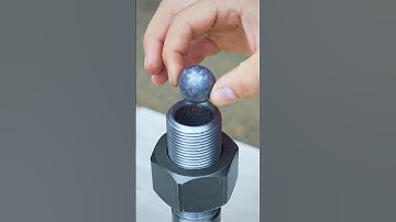 Bolt and Nut mini Cannon. 30mm #mrmichal #minicannon