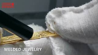 24K Gold Sterling Silver Jewelry Laser Spot Welder - Bright & Firm Welds