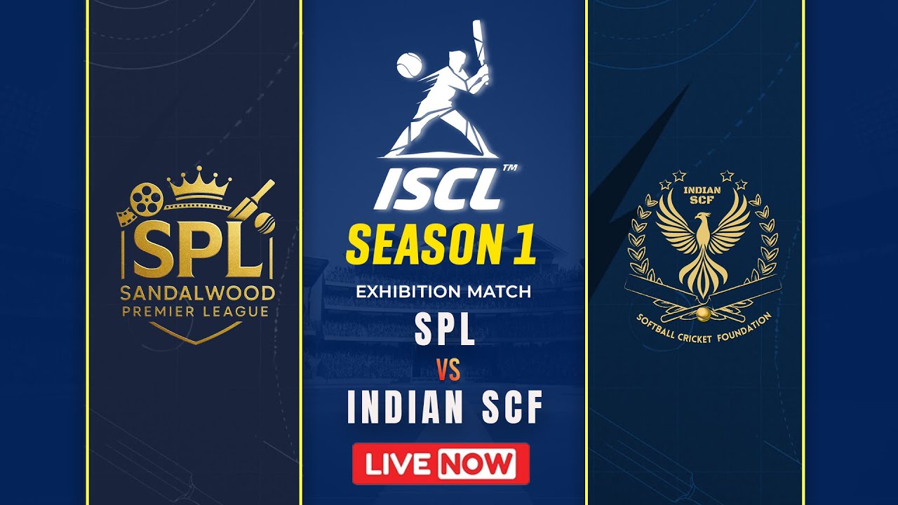 ISCL SEASON - 1 | KANNADA | SANDALWOOD PREMIER LEAGUE vs INDIAN SOFTBALL CRICKET FOUNDATION | M - 1