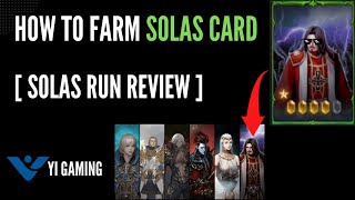 How to Farm [ SOLAS ] and my opinion on the SOLAS RUN