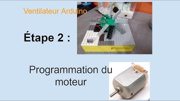 Projet Arduino ventilateur - Programmation du moteur