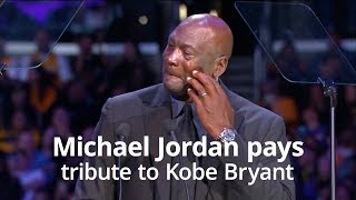 Michael Jordan Pays Emotional Tribute To Kobe Bryant