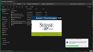 cara install sybase power designer 16.5 screenshot 4