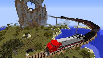 Minecraft Immersive Railroading Train Ride 6