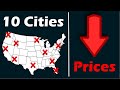 Home Prices DROPPING in 10 CITIES