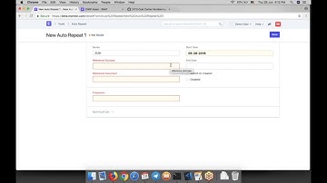 ERPNext  - Auto Repeat - V11 Webinar
