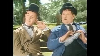 Laurel & Hardy - Pack Up Your Troubles (bit) - ... you should be ashamed of yourself!..