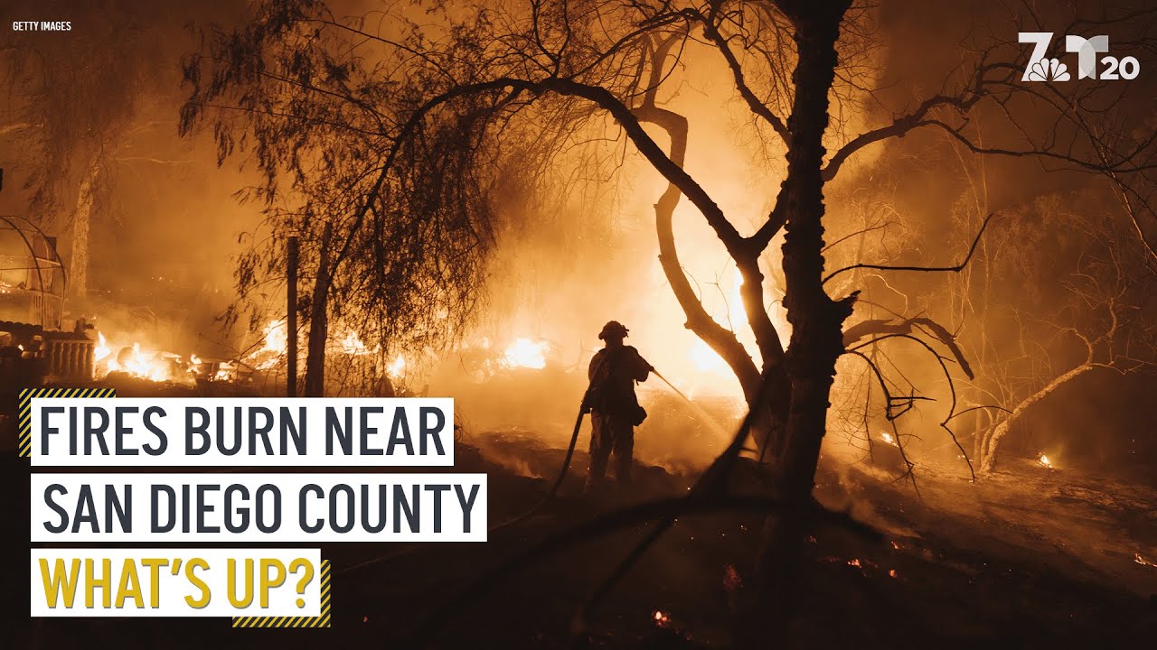 Fires Burn Near San Diego County | What's Up? | NBC 7 San Diego - YouTube