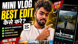 Viral Mini Vlog Editing Tutorial 😱 Smooth Cinematic Edit