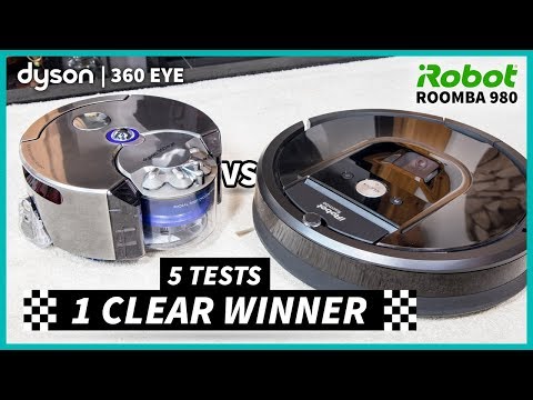 Roomba 980 vs Dyson 360 Eye - 5 Tests, One CLEAR Winner - #Ad Warren Nash