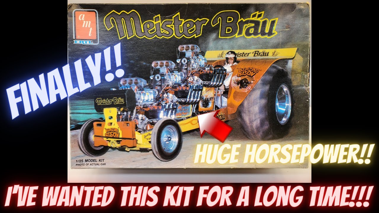 I finally got one!!!!!! 1:25 AMT "Blazing Bison" Pulling Tractor model