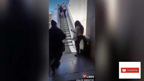 How Africans use an escalator 😂😂