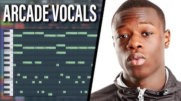 MAKING A FIRE UK RAP/AFRO BEAT FOR J HUS WITH ARCADE (Beginner Tutorial FL Studio + FLP)